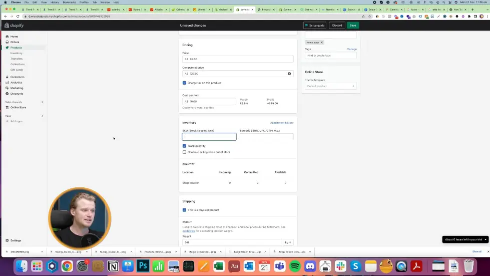 COMPLETE Shopify Tutorial for beginners 2023 - Build A Profitable Shopify Store From Scratch 039