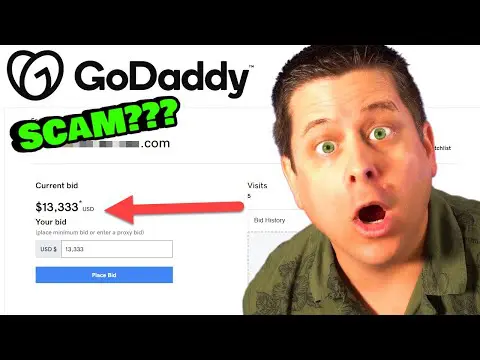 Domain Scam On Godaddy Auctions - This Is Crazy!