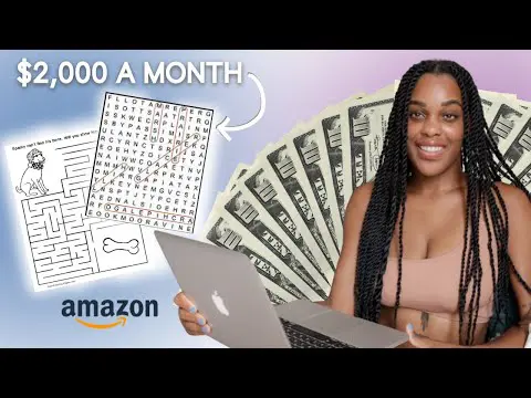 EASY Online Side hustle for beginners | Make $1000s selling puzzle books on Amazon