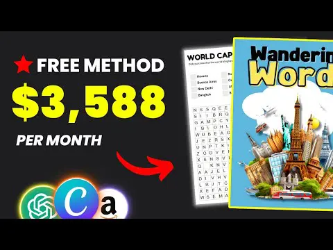 Make $3,588 Per Month Selling AI Puzzles! (Free Method)