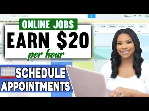 $20/Hour Work-from-Home Appointment Scheduler Job with No Experience - Apply Today! ?